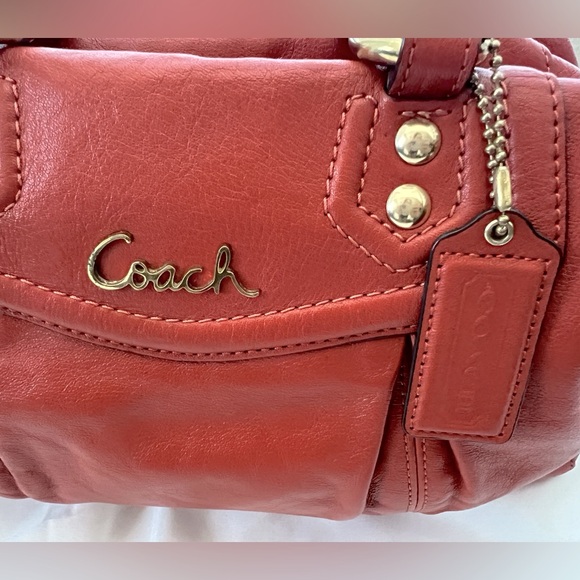 Coach Ashley Satchel f19247 Vermillion - Picture 5 of 9